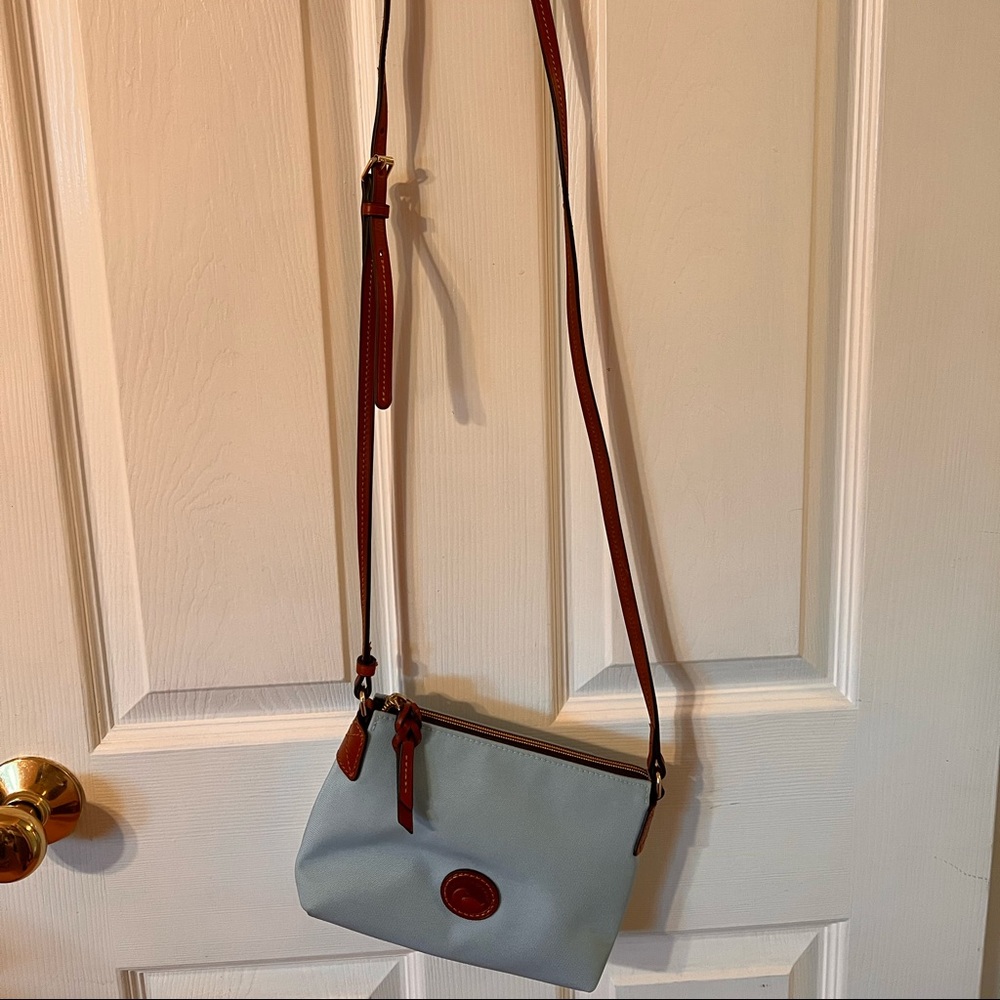 Small light blue Dooney & Bourke satchel